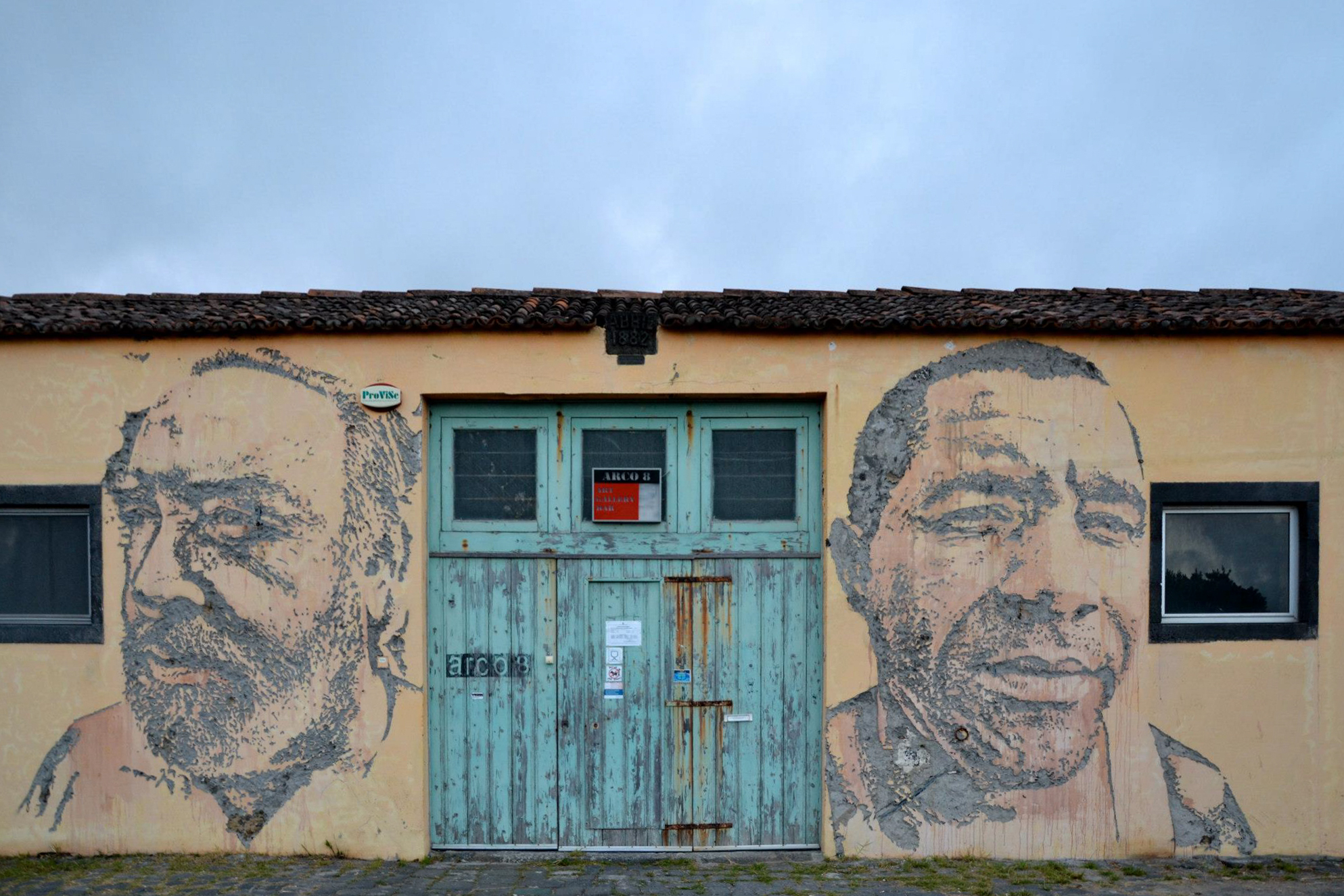 Artwork from Vhils at Arco 8