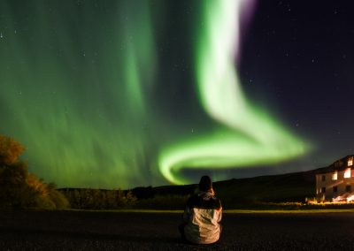 Islândia – auroras boreais em Thorlakshofn