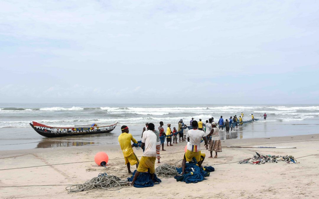Fishermen of Labadi, Accra